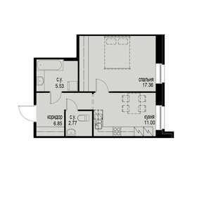 40 м², 1-комнатная квартира 11 645 820 ₽ - изображение 56