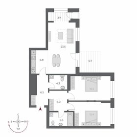 98 м², 3-комнатная квартира 17 200 000 ₽ - изображение 34