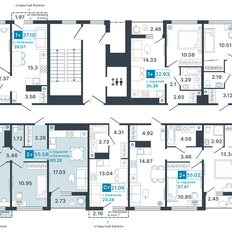 Квартира 55,6 м², 2-комнатная - изображение 3