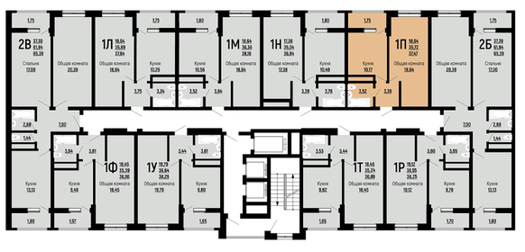 Квартира 37,5 м², 1-комнатная - изображение 2