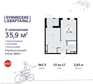 35,9 м², 2-комнатная квартира 11 638 957 ₽ - изображение 11