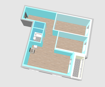 Квартира 66,9 м², студия - изображение 3