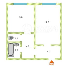 Квартира 36 м², 1-комнатная - изображение 4