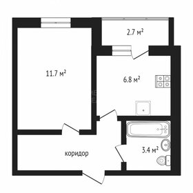 29,7 м², 1-комнатная квартира 3 550 000 ₽ - изображение 45
