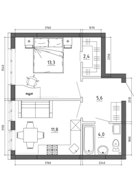 36 м², 2-комнатная квартира 5 300 000 ₽ - изображение 95