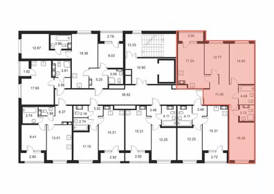 88,2 м², 3-комнатная квартира 12 240 646 ₽ - изображение 75