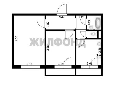 Квартира 60 м², 2-комнатная - изображение 1