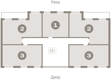 Квартира 124,3 м², 2-комнатная - изображение 2