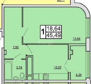 36 м², 1-комнатная квартира 4 680 000 ₽ - изображение 54