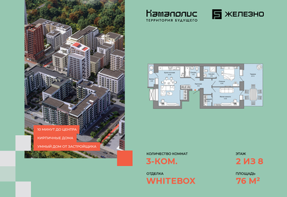 100 м², 3-комнатная квартира 14 791 590 ₽ - изображение 30