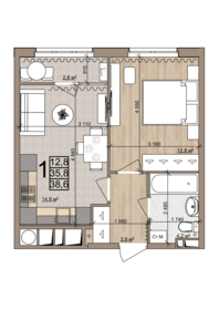 15 м², комната 11 500 ₽ в месяц - изображение 12