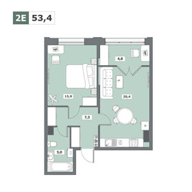 43 м², 1-комнатная квартира 3 500 000 ₽ - изображение 45