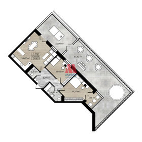 92,8 м², 3-комнатная квартира 15 777 700 ₽ - изображение 57