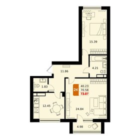 86 м², 3-комнатная квартира 10 200 000 ₽ - изображение 54