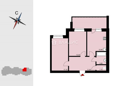33 м², 1-комнатная квартира 6 000 000 ₽ - изображение 11
