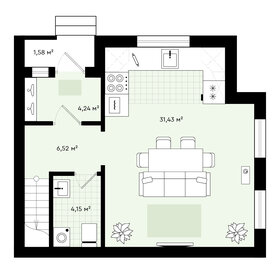 122,2 м², 2-комнатная квартира 14 850 000 ₽ - изображение 1