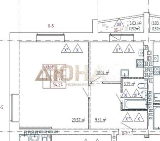 Квартира 53 м², 1-комнатная - изображение 1