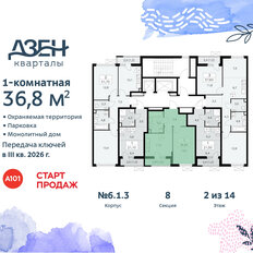 Квартира 36,8 м², 1-комнатная - изображение 4