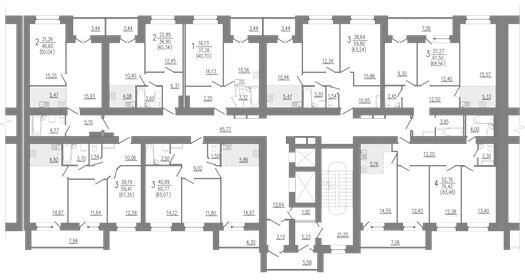 83,3 м², 3-комнатная квартира 6 500 000 ₽ - изображение 86