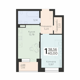 40 м², 1-комнатная квартира 5 080 000 ₽ - изображение 8