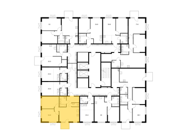 53,8 м², 2-комнатная квартира 8 758 640 ₽ - изображение 17