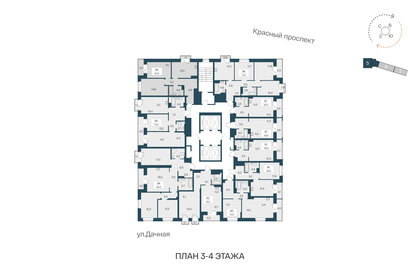 Квартира 62,8 м², 2-комнатная - изображение 2