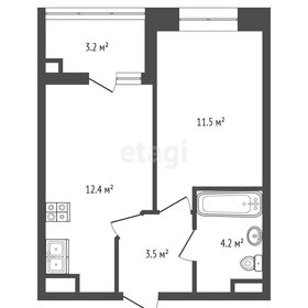 Квартира 31,6 м², 1-комнатная - изображение 2