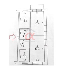 Квартира 61,5 м², 2-комнатная - изображение 5