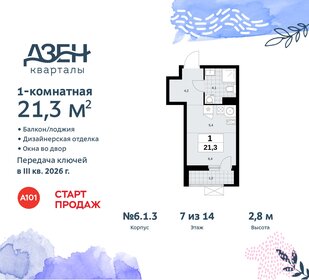 21,3 м², квартира-студия 8 029 238 ₽ - изображение 11
