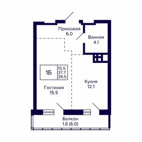 54,8 м², 1-комнатная квартира 8 100 000 ₽ - изображение 39