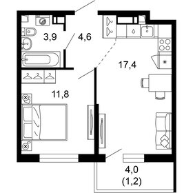 37,9 м², 1-комнатная квартира 15 652 700 ₽ - изображение 74