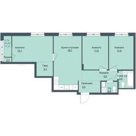 65,8 м², 3-комнатная квартира 6 500 000 ₽ - изображение 36