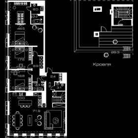 341,7 м², 4-комнатная квартира 200 000 000 ₽ - изображение 61