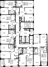 61,6 м², 2-комнатная квартира 16 439 999 ₽ - изображение 42