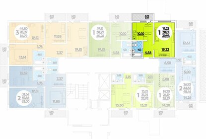 44 м², 1-комнатная квартира 4 630 000 ₽ - изображение 65