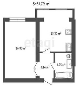 32,7 м², 1-комнатная квартира 2 300 000 ₽ - изображение 11