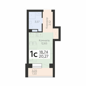 28,1 м², квартира-студия 3 150 000 ₽ - изображение 80
