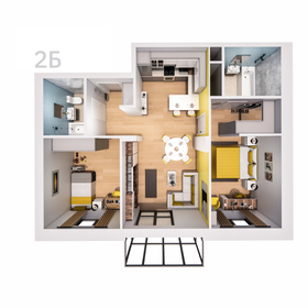 75 м², 2-комнатная квартира 10 023 211 ₽ - изображение 41