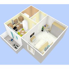 Квартира 34,8 м², 1-комнатные - изображение 4