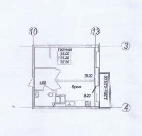 32,6 м², квартира-студия 4 300 000 ₽ - изображение 82
