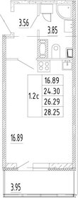 Квартира 28,3 м², студия - изображение 1