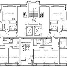 Квартира 45 м², 1-комнатная - изображение 5