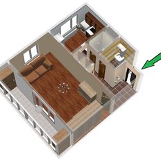 Квартира 32,7 м², 1-комнатная - изображение 5