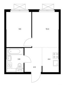 Квартира 32 м², 2-комнатная - изображение 2