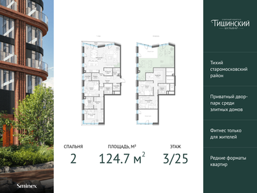 116,8 м², 2-комнатная квартира 240 000 000 ₽ - изображение 119