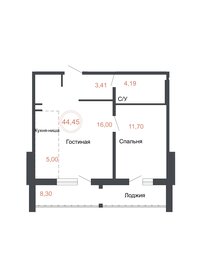 44,5 м², 2-комнатная квартира 5 600 700 ₽ - изображение 8