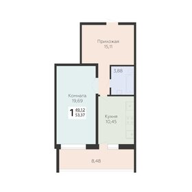 54 м², 3-комнатная квартира 3 450 000 ₽ - изображение 108