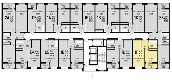 27,6 м², 1-комнатная квартира 4 500 000 ₽ - изображение 79