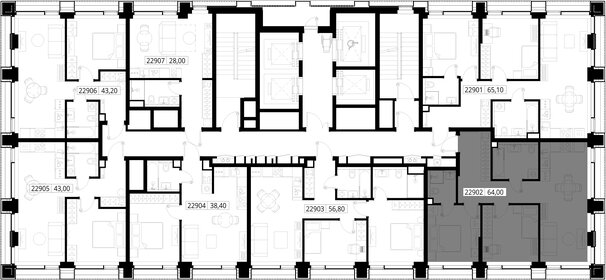 Квартира 64 м², 2-комнатная - изображение 2