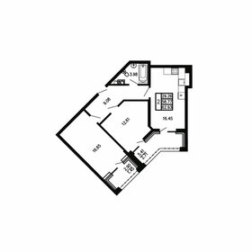 Квартира 62,9 м², 2-комнатная - изображение 1